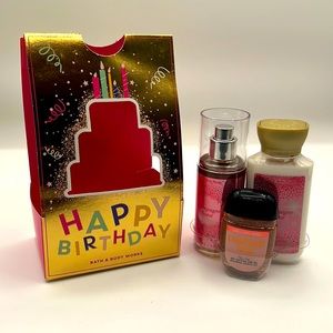 NWT Bath & Body Works Champagne Toast 3 Piece Set